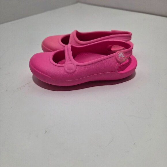 Bright Pink Gabby Infant Crocs - Picture 6 of 7